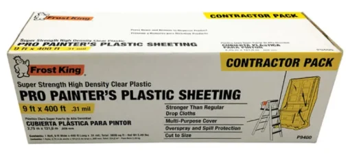 Frost King Clear Polyethylene Sheeting Roll For Multi-Purpose 400 ft. L X 0.31 in.