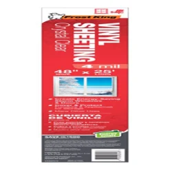 Frost King Clear Vinyl Sheeting Roll For Doors and Windows 25 ft. L X 4 mil
