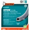 Frost King Gray EPDM Rubber Foam Weather Seal For Doors and Windows 17 ft. L X 0.25 in.