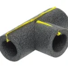 Frost King Self Sealing 1 in. X 4-3/4 in. L Foam Tee Pipe Insulation