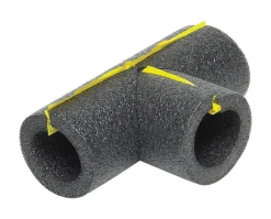 Frost King Self Sealing 1 in. X 4-3/4 in. L Foam Tee Pipe Insulation