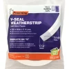 Frost King White Plastic V-Shaped Weatherstrip for Doors and Windows 7/8 in. Thick x 17 ft. L