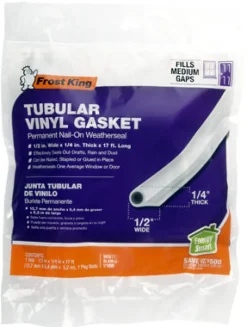 Frost King White Vinyl Weather Seal For Doors and Windows 17 ft. L X 0.25 in.