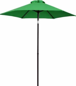 FS 7' GRN STL UMBRELLA