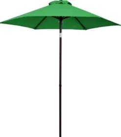 FS 7' GRN STL UMBRELLA