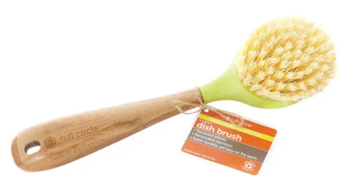 Full Circle 2.56 in. W Medium Bristle Bamboo Handle Dish Brush