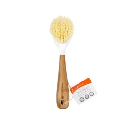 Full Circle Be Good White Bamboo/Plastic Dish Brush