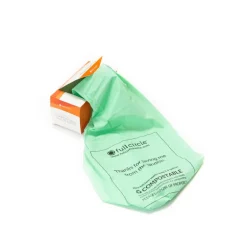 Full Circle Fresh Air Green Plastic Compostable Waste Bags 2.5 gal