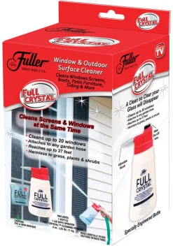Fuller Brush Full Crystal No Scent Glass Cleaner Kit 4 oz.