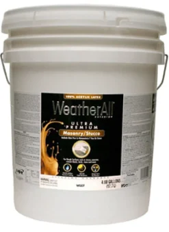5-Gallon Flat Deep Base Masonry/Stucco Paint