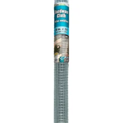 Galvanized Metal Hardware Cloth Fence, 1/2-In. Mesh, 19-Ga., 24-In. x 5-Ft.