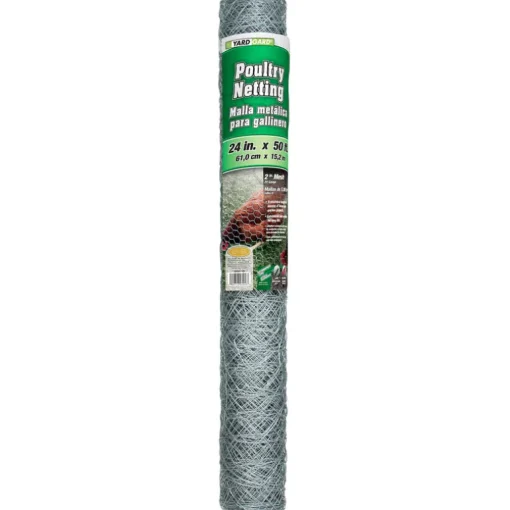 Galvanized Poultry Netting, 24-In. x 50-Ft.