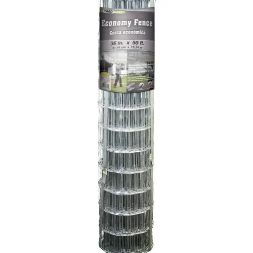 Galvanized Welded Wire Fence, 36-In. x 50-Ft.