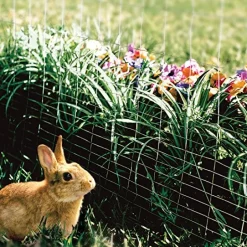 Galvanized Welded Wire Mesh Rabbit Fence, 28-In. x 50-Ft.