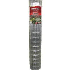 Galvanized Welded Wire Mesh Fence, 60-In. x 50-Ft.
