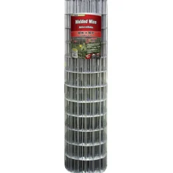 Galvanized Welded Wire Mesh Fence, 48-In. x 50-Ft.