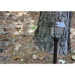 Gama Sonic Brown Solar Powered LED Garden Stake 1 pk