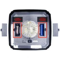 Gama Sonic Baytown Semi-Gloss Black Solar Powered 2.4 W LED Lantern 1 pk