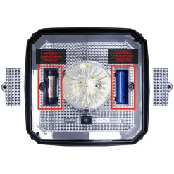 Gama Sonic Baytown Semi-Gloss Black Solar Powered 2.4 W LED Lantern 1 pk