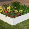 GARDEN BED WHT11.5X44.5"