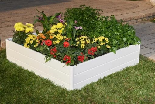 GARDEN BED WHT11.5X44.5"