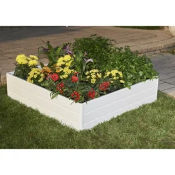 GARDEN BED WHT11.5X44.5"