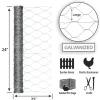 Garden Craft 24 in. H x 25 ft. L 20 Ga. Silver Poultry Netting