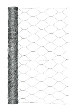 Garden Craft 24 in. H x 25 ft. L 20 Ga. Silver Poultry Netting