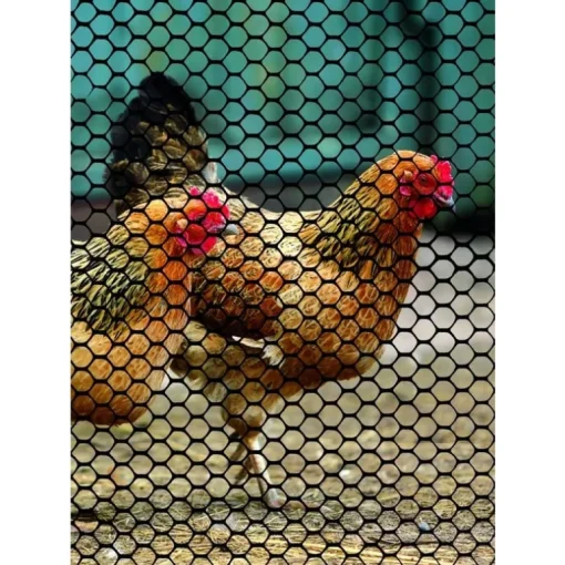 Garden Craft 36 in. H X 25 ft. L Plastic Poultry Fence 2 in.