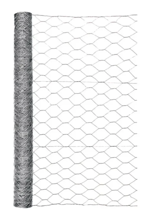 Garden Craft 36 in. H X 50 ft. L Galvanized Steel Fencing 2 in.