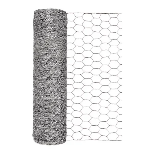 Garden Craft 18 in. H X 50 ft. L Galvanized Steel Fencing 1 in. X 1 in. in.