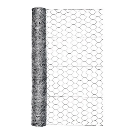 Garden Craft 48 in. H X 50 ft. L Galvanized Steel Fencing 2 in.