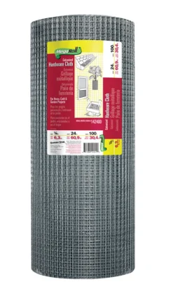 Garden Craft 24 in. H X 100 ft. L Galvanized Steel Hardware Cloth 1/4 in.