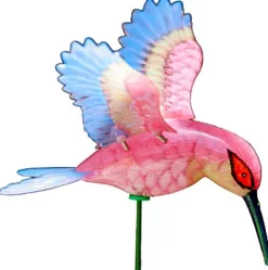 Garden Stake, Hummingbird, 7-In.