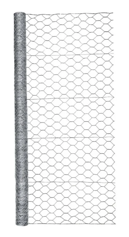 Garden Zone 60 in. H x 50 ft. L 20 Ga. Silver Poultry Netting
