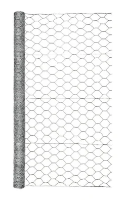 Garden Zone 48 in. H x 25 ft. L 20 Ga. Silver Poultry Netting