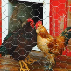 Garden Zone 18 in. H x 150 ft. L 20 Ga. Silver Poultry Netting
