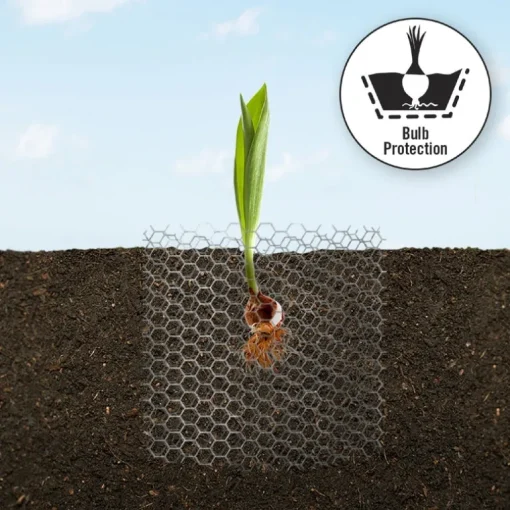 Garden Zone 18 in. H x 150 ft. L 20 Ga. Silver Poultry Netting