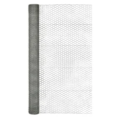 Garden Zone 60 in. H x 150 ft. L 20 Ga. Silver Poultry Netting