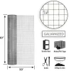 Garden Zone 30 in. W x 50 ft. L Silver Gray 27 Ga. Steel Hardware Cloth