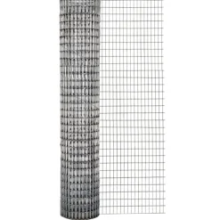 Garden Zone Gray/Silver Steel 16 ga. Welded Wire Fence 10 L ft. x 36 H in. x 30 W in.