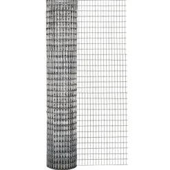 Garden Zone Gray/Silver Steel 16 ga. Welded Wire Fence 10 L ft. x 36 H in. x 30 W in.