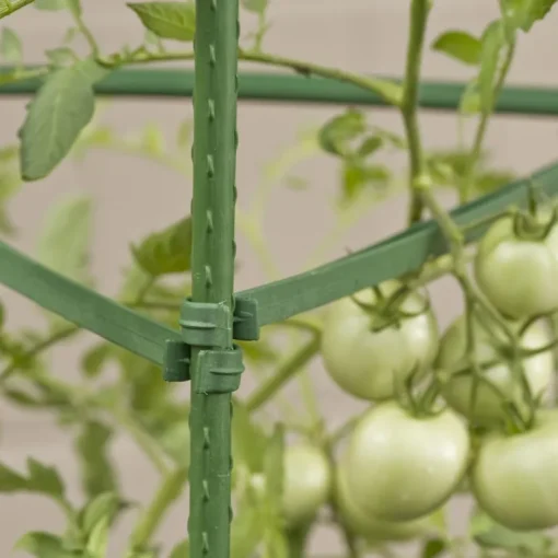 Gardener's Blue Ribbon 60 in. H X 12 in. W Green Steel Tomato Cage
