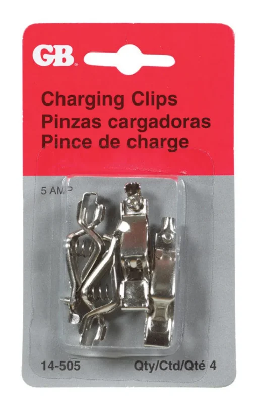 Gardner Bender 5 amps Battery Charging Clips 4 pk