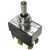 Gardner Bender 20 amps Double Pole Toggle Momentary Switch Black/Silver 1 pk