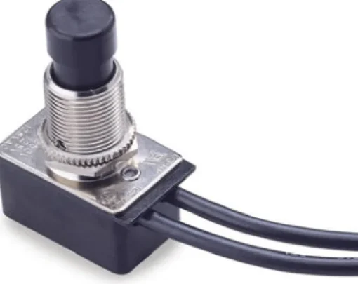 Gardner Bender 10 amps Push Button Switch Black 1 pk