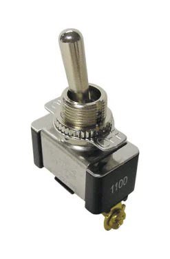 Gardner Bender 20 amps Single Pole Toggle Switch Black/Silver 1 pk