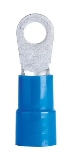 Gardner Bender 6 Ga. Insulated Wire Ring Terminal Blue 4 pk