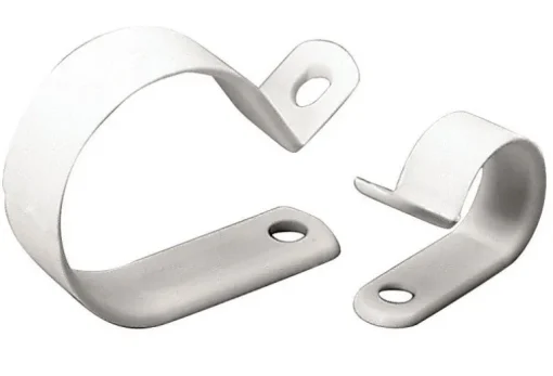 Gardner Bender 1/4 in. D Plastic Cable Clamp 18 pk