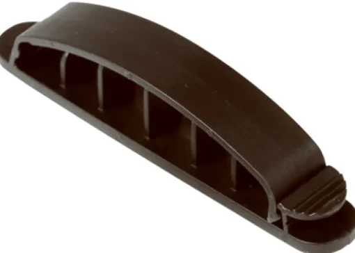 Gardner Bender 3.88 in. L Black Plastic Cable Management Clip